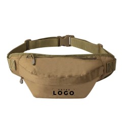 Sac banane en polyester 800D brun sable | Robuste et pratique