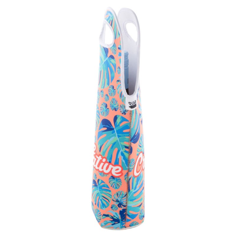 Sac porte-bouteille de vin personnalisé en néoprène RPET