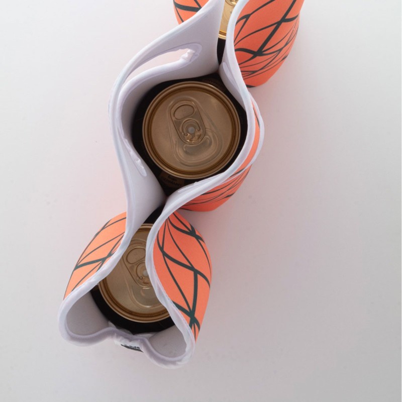 Sac à bière personnalisé en néoprène RPET – 3 canettes