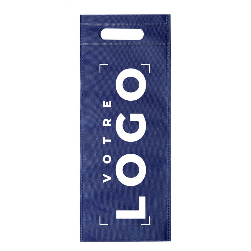 Sac cadeau bouteille de vin personnalisé non tissé