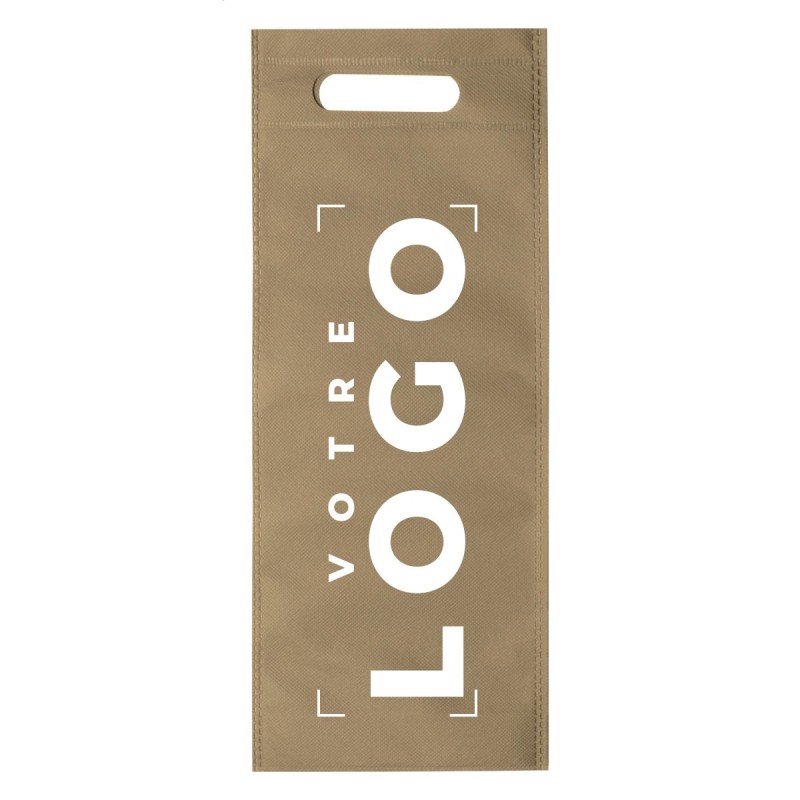 Sac cadeau bouteille de vin personnalisé non tissé