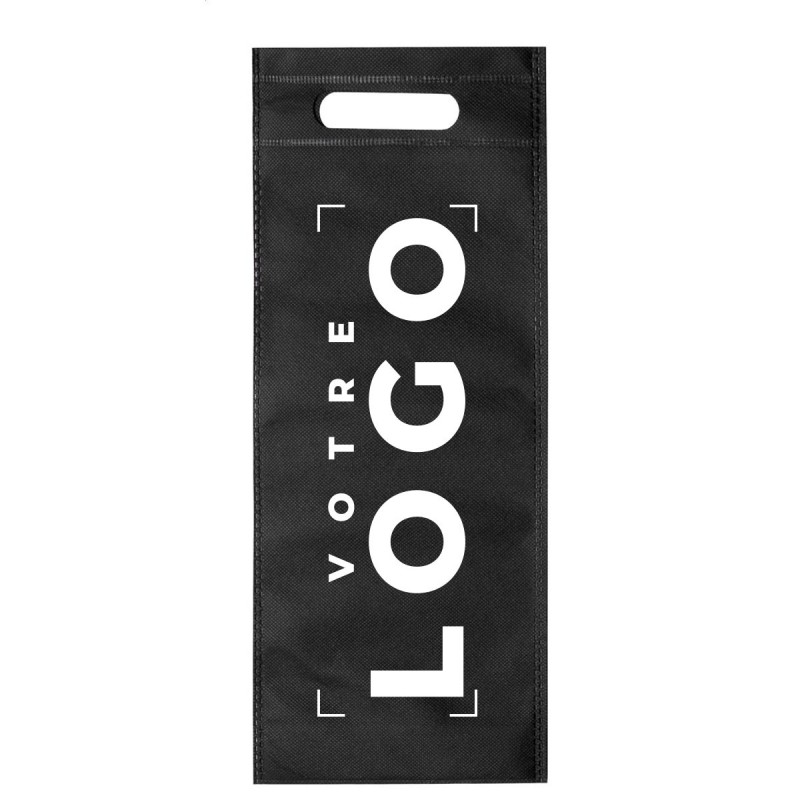 Sac cadeau bouteille de vin personnalisé non tissé