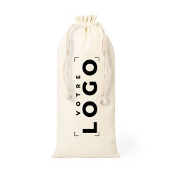 Sac bouteille en coton 105 g/m² personnalisé – Gourde & Thermos