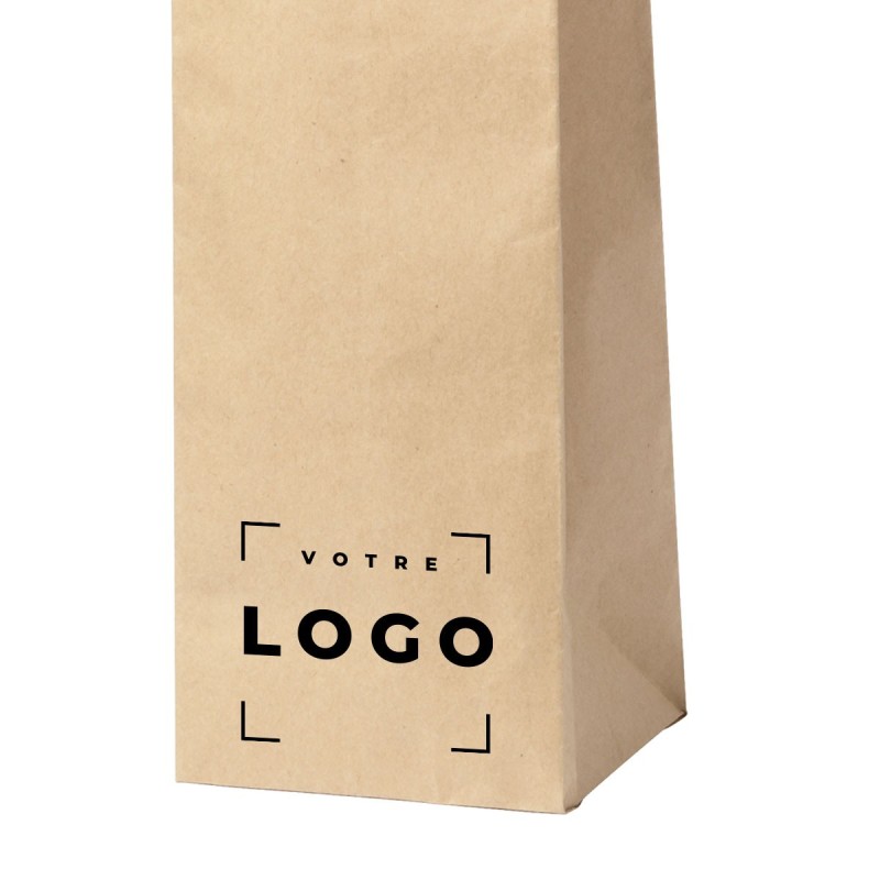 Sac en papier naturel 100 g/m² pour bouteille jusqu’à 1L