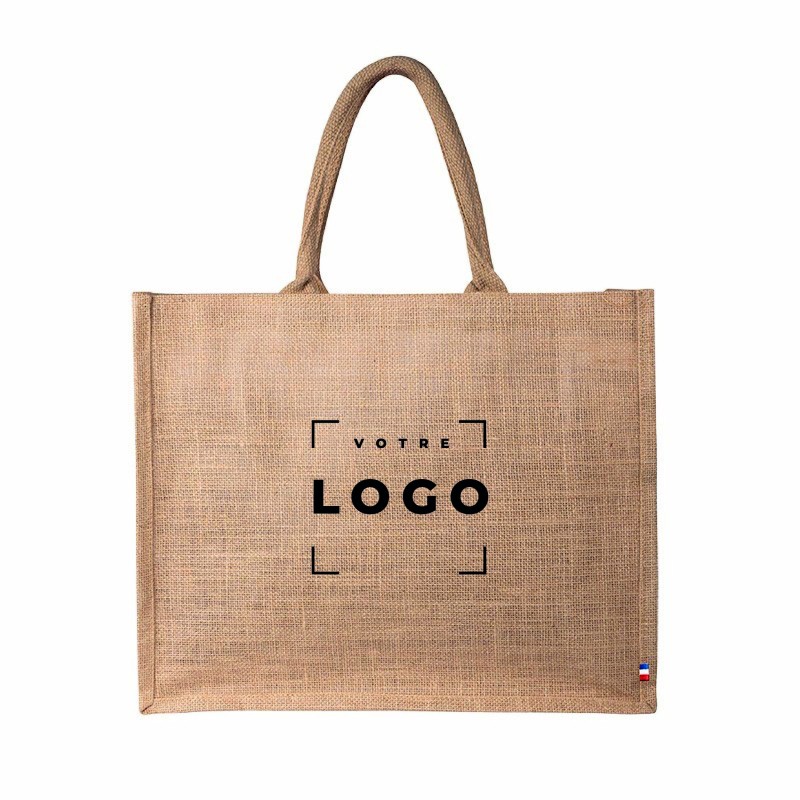 Sac shopping en toile de jute – fabrication française