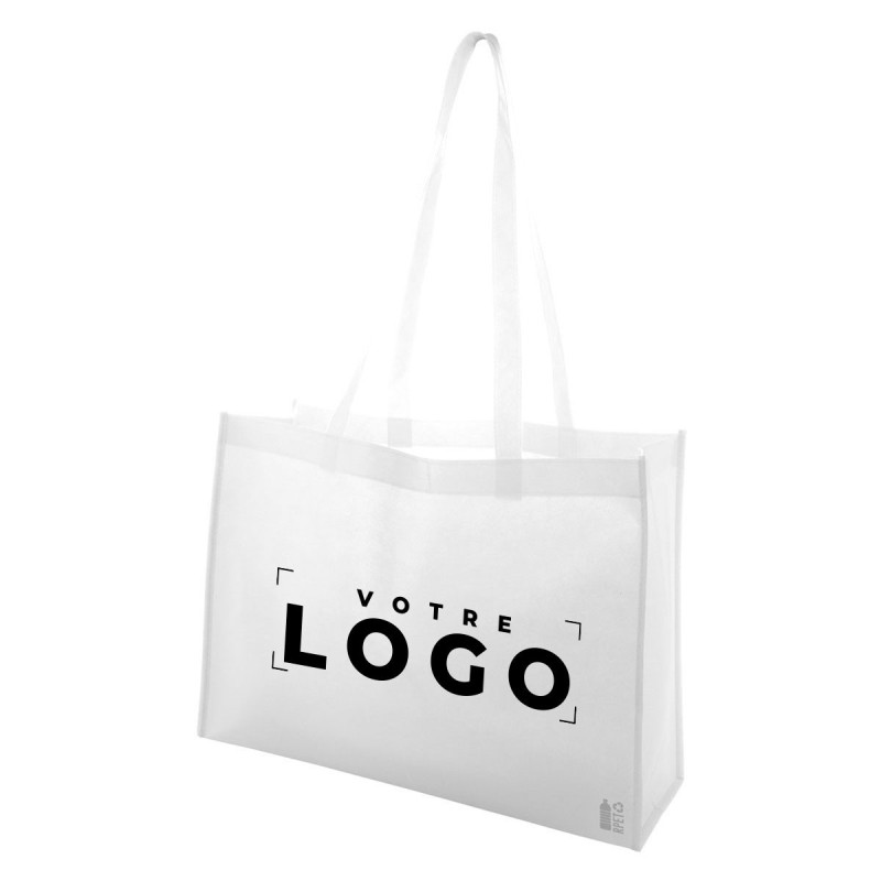 Sac shopping non-tissé RPET – réutilisable et personnalisé