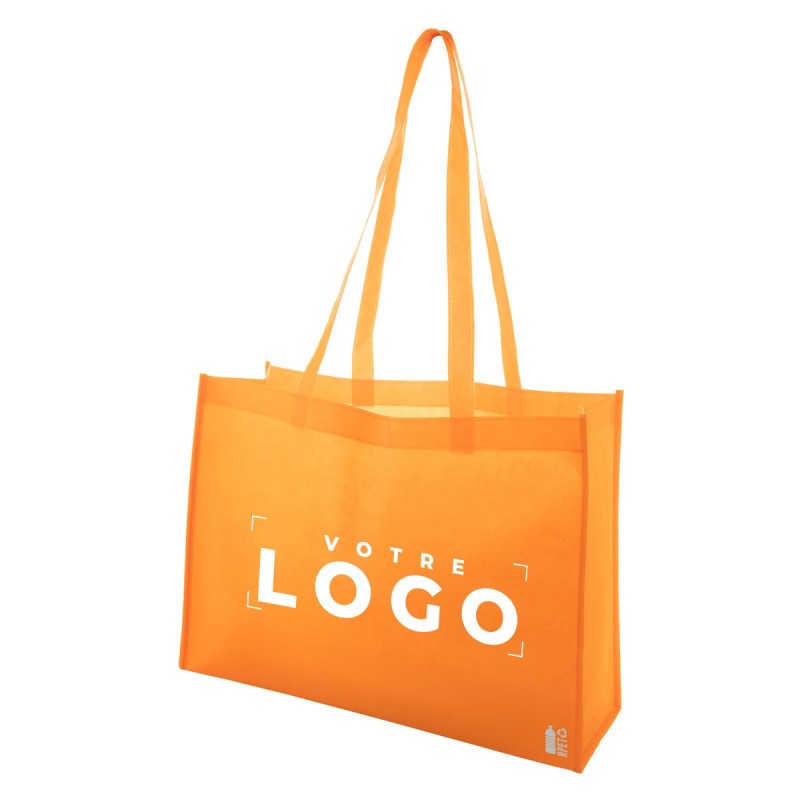 Sac shopping non-tissé RPET – réutilisable et personnalisé