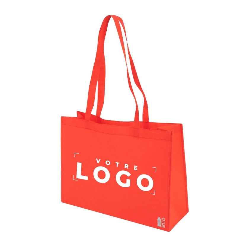 Sac shopping non-tissé RPET – réutilisable et personnalisé