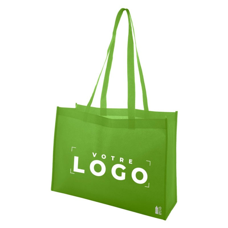 Sac shopping non-tissé RPET – réutilisable et personnalisé