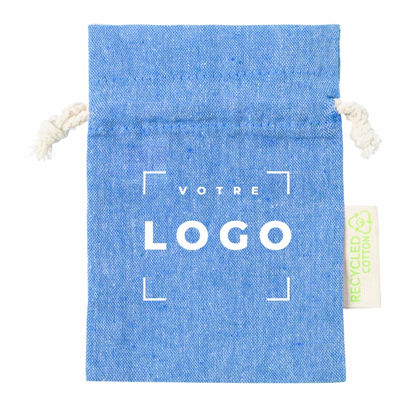 Sac cordelette en coton recyclé 120 g/m² – durable et personnalisable
