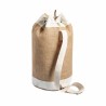 Sac marin en jute avec poche en coton – durable et personnalisable