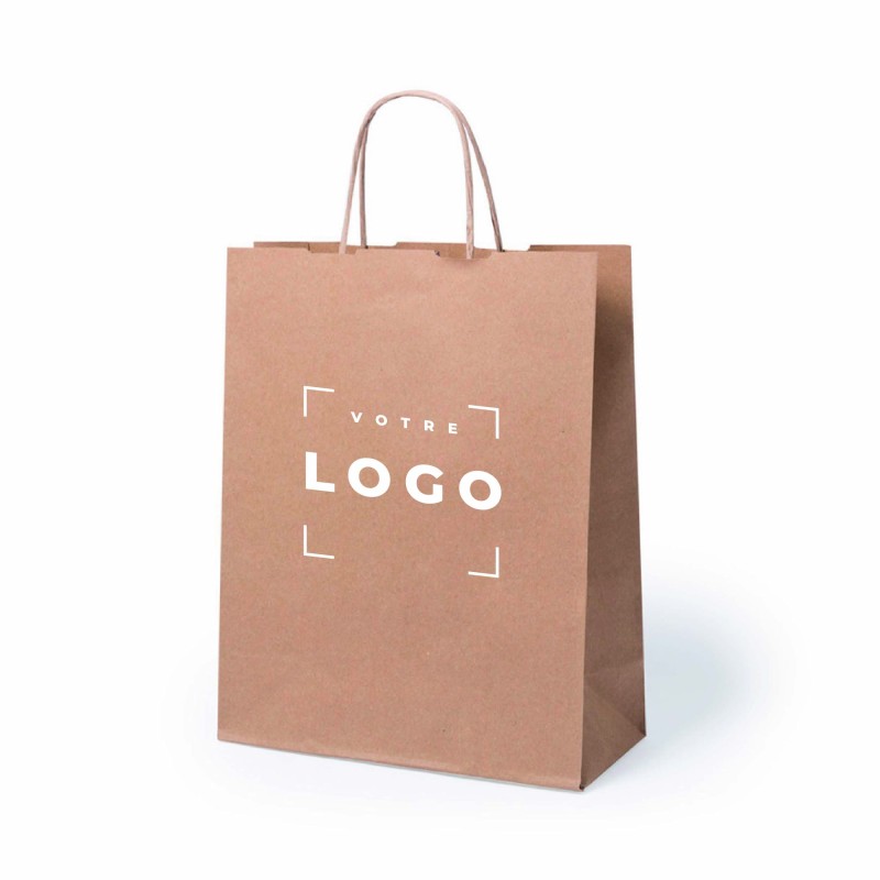 Sac papier recyclé 100 g/m² – solide et personnalisable