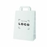 Sac papier kraft 70 g/m² – poignée plate personnalisable
