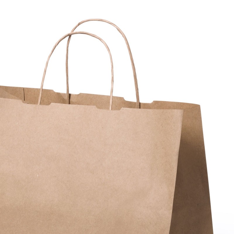 Sac papier recyclé 80 g/m² – naturel et personnalisable