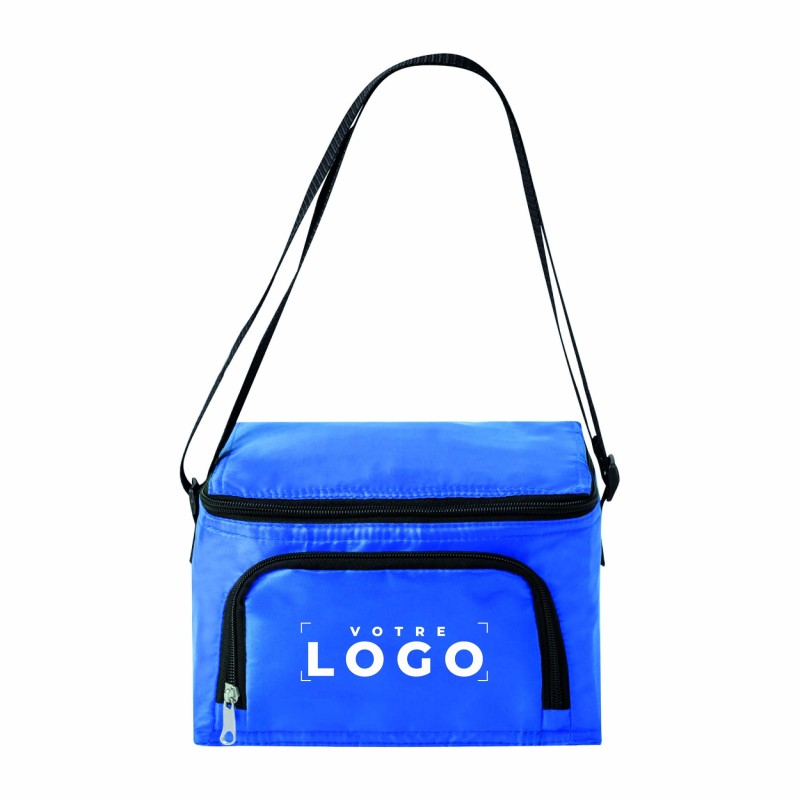 Sac isotherme polyester – 6 bidons – Personnalisable