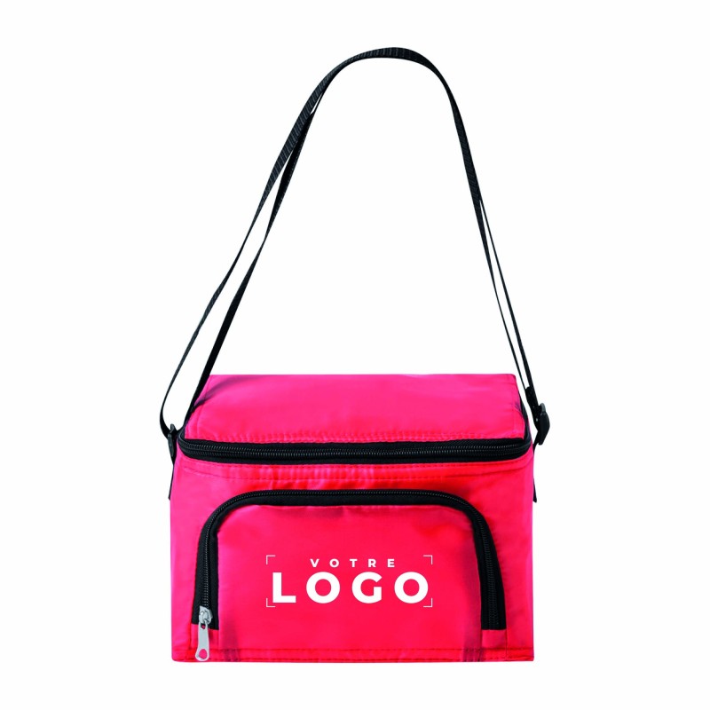 Sac isotherme polyester – 6 bidons – Personnalisable