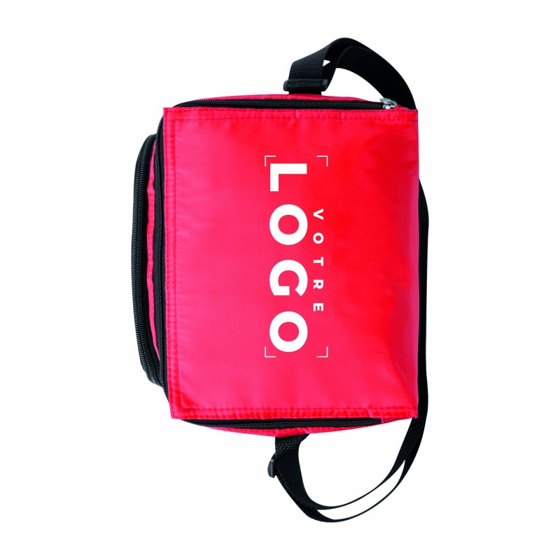 Sac isotherme polyester – 6 bidons – Personnalisable