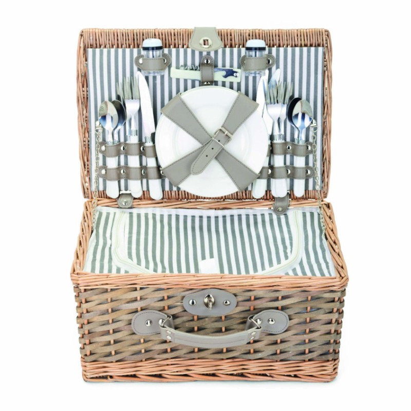 Panier de pique-nique 4 personnes – Panier isotherme complet