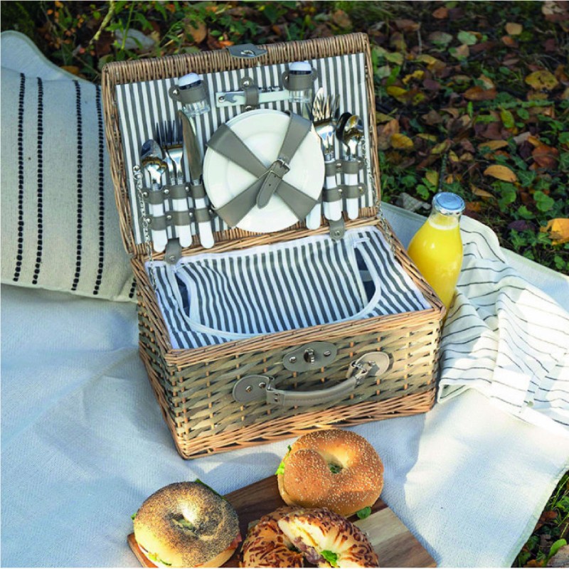 Panier de pique-nique 4 personnes – Panier isotherme complet