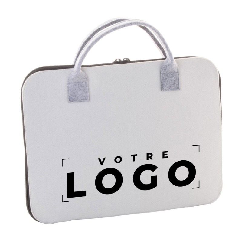 Sac à documents personnalisé en feutre RPET – Impression sublimation