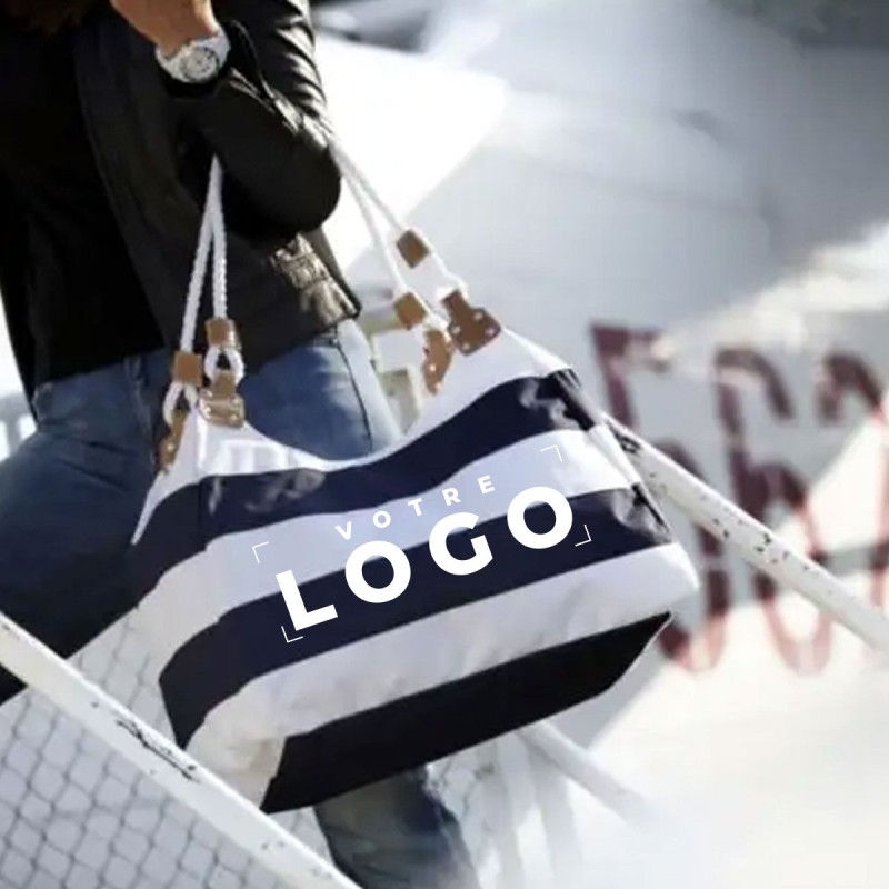 Sac de plage polyester 600D personnalisé – Cadeau d’entreprise