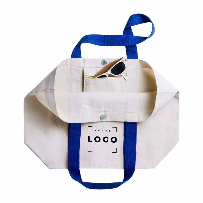 Sac de plage en coton 280 g/m² personnalisé – Goodie d’entreprise