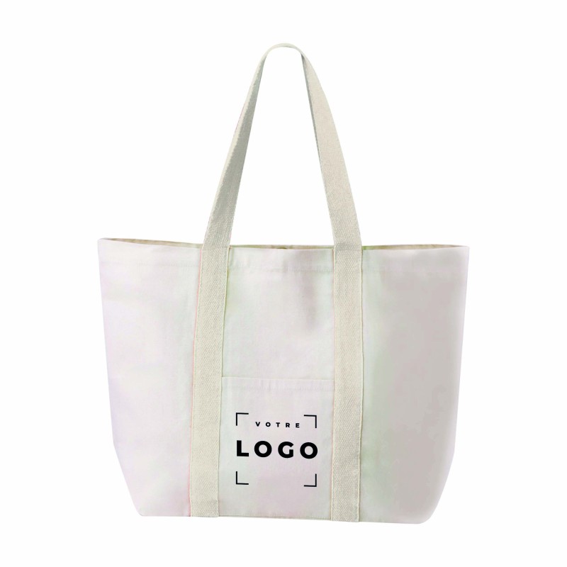 Sac de plage en coton 280 g/m² personnalisé – Goodie d’entreprise