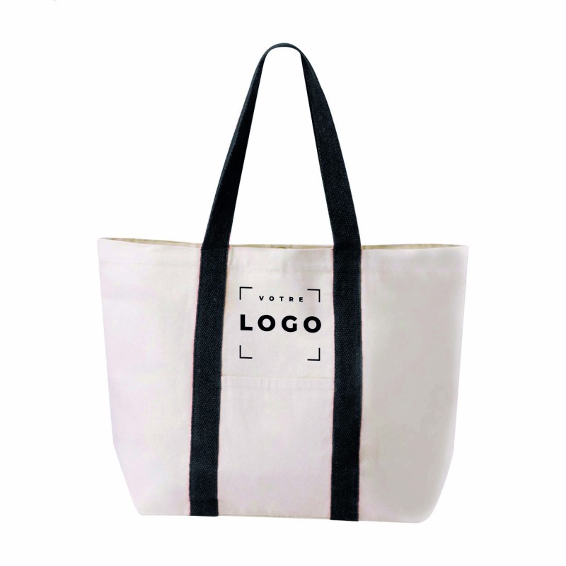Sac de plage en coton 280 g/m² personnalisé – Goodie d’entreprise