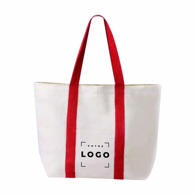 Sac de plage en coton 280 g/m² personnalisé – Goodie d’entreprise