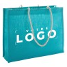 Sac de plage en jute turquoise | Goodies d’entreprise personnalisés