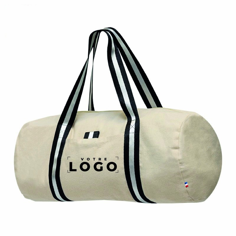 Sac polochon en coton recyclé | Goodies d’entreprise Made in France