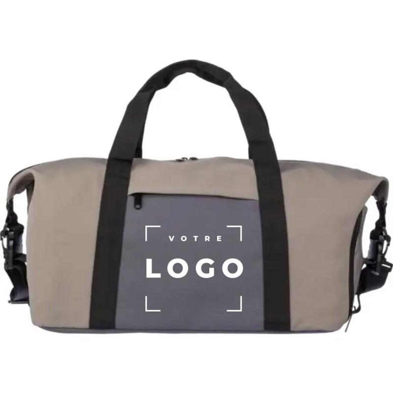Sac de sport polyester 600D beige | Goodies d’entreprise
