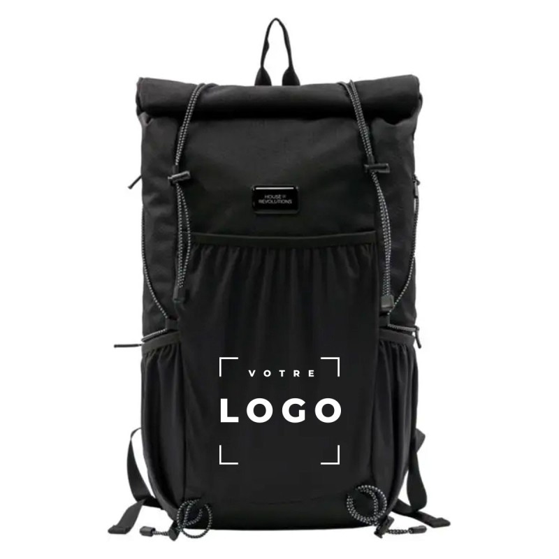 Sac à dos Venturer roll-top en PET recyclé | Goodies d’entreprise