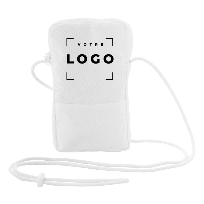 Sac bandoulière compact RPET 600D | Goodies d’entreprise durables