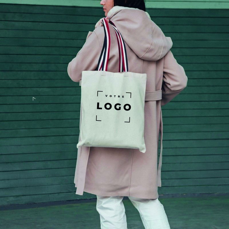 Totebag en coton recyclé fabriqué en France | Goodies d’entreprise