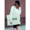 Grand tote bag en coton recyclé | Goodies d’entreprise durables