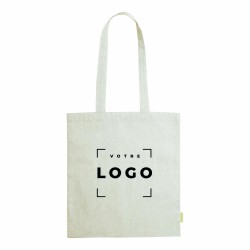 Tote bag en coton recyclé avec anses longues | Goodies d’entreprise