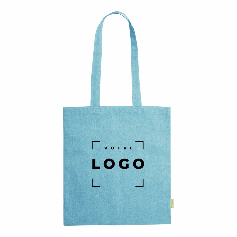 Tote bag en coton recyclé avec anses longues | Goodies d’entreprise
