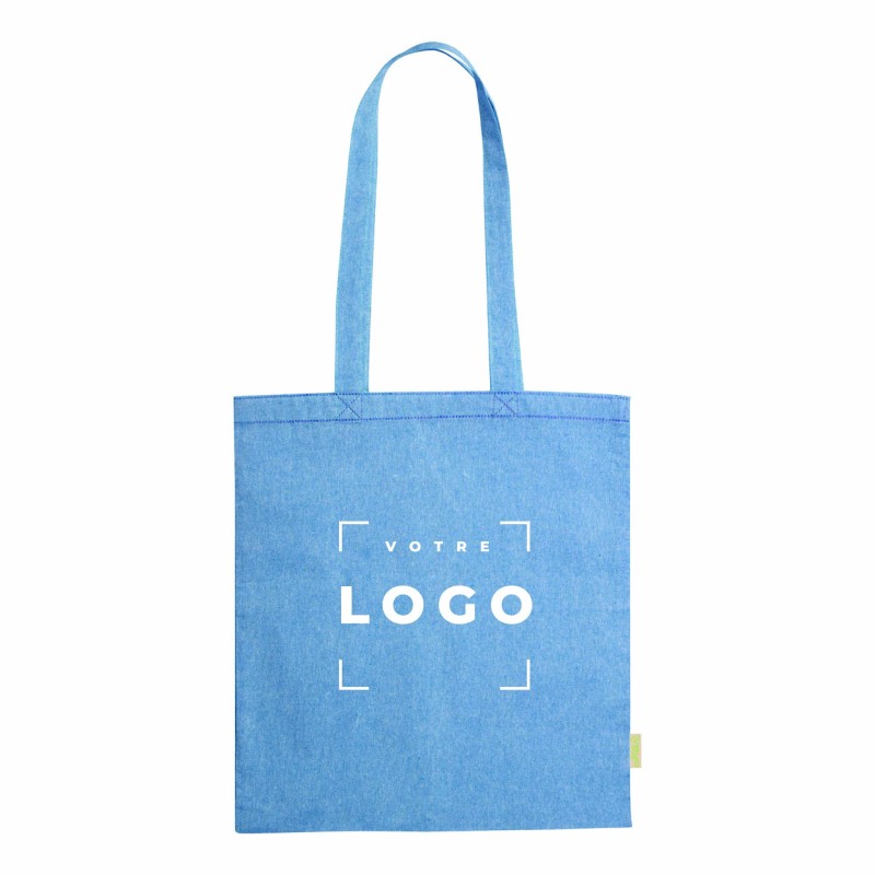 Tote bag en coton recyclé avec anses longues | Goodies d’entreprise