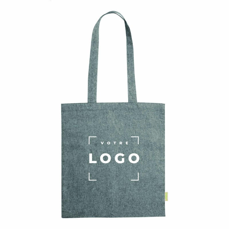 Tote bag en coton recyclé avec anses longues | Goodies d’entreprise