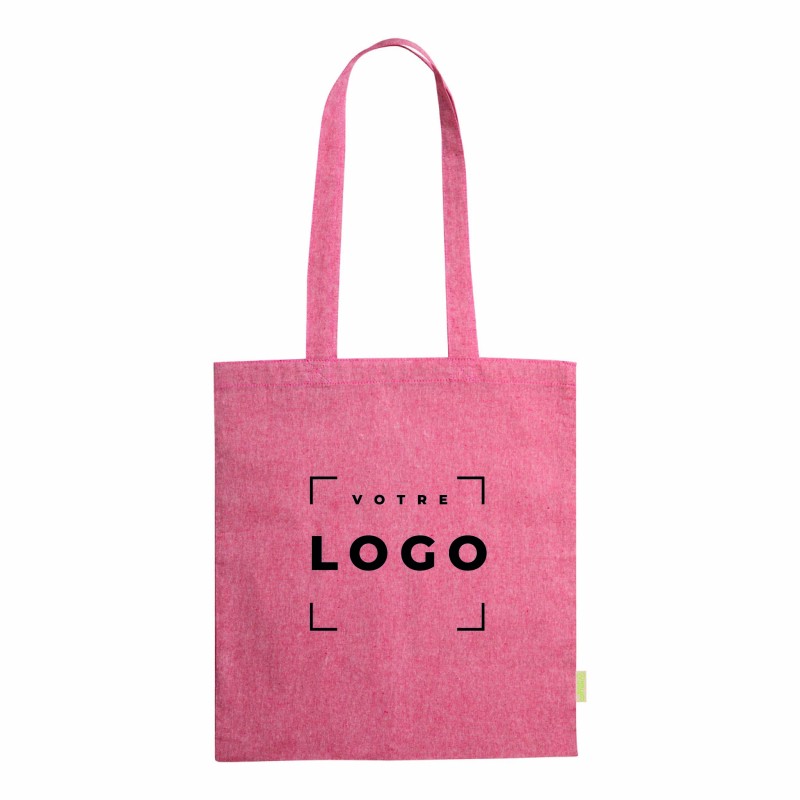 Tote bag en coton recyclé avec anses longues | Goodies d’entreprise