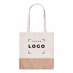 Tote bag en jute et coton personnalisé | Goodies d’entreprise durables