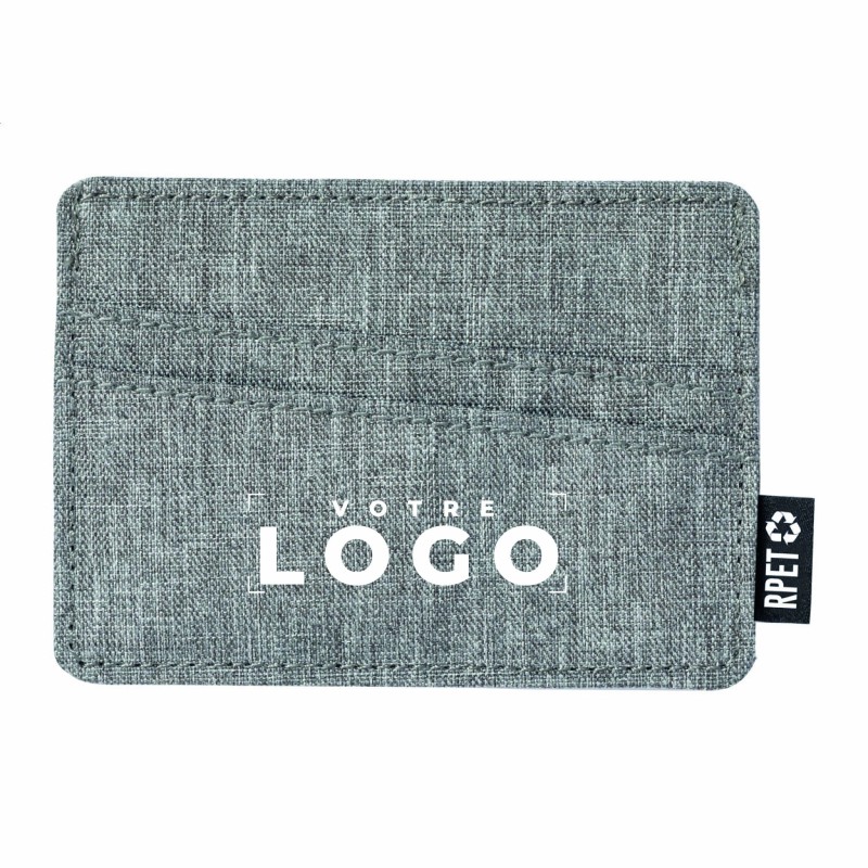 Porte-cartes RPET 3 compartiments – Accessoire écoresponsable