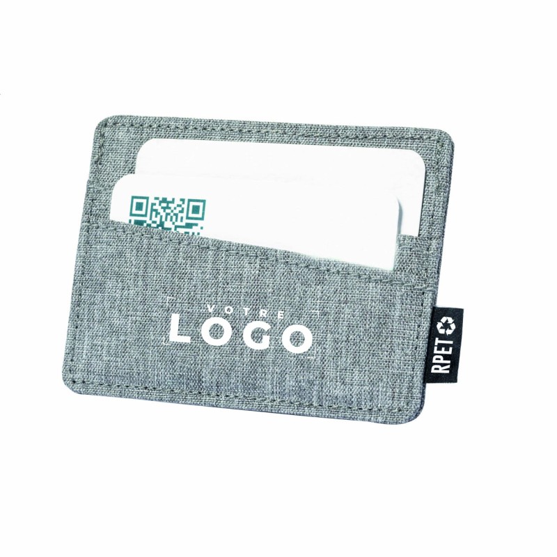 Porte-cartes RPET 3 compartiments – Accessoire écoresponsable