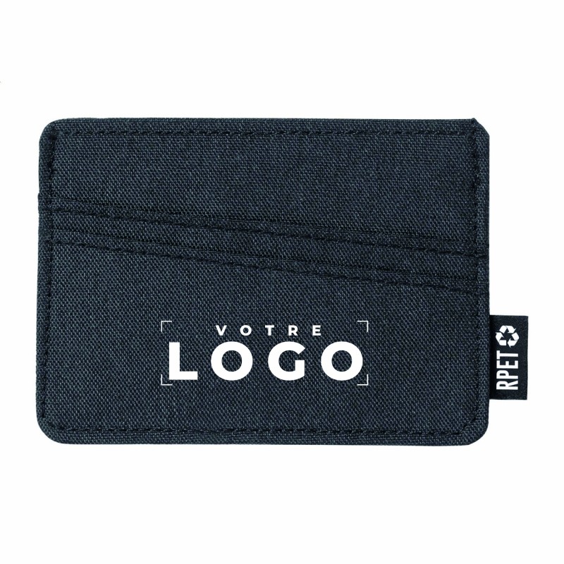 Porte-cartes RPET 3 compartiments – Accessoire écoresponsable