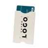 Porte-cartes écologique personnalisé en plastique paille de blé