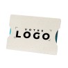 Porte-cartes écologique personnalisé en plastique paille de blé
