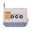 Sac de beauté en coton recyclé personnalisé | Goodies écoresponsables