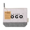Sac de beauté en coton recyclé personnalisé | Goodies écoresponsables
