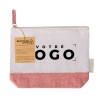 Sac de beauté en coton recyclé personnalisé | Goodies écoresponsables